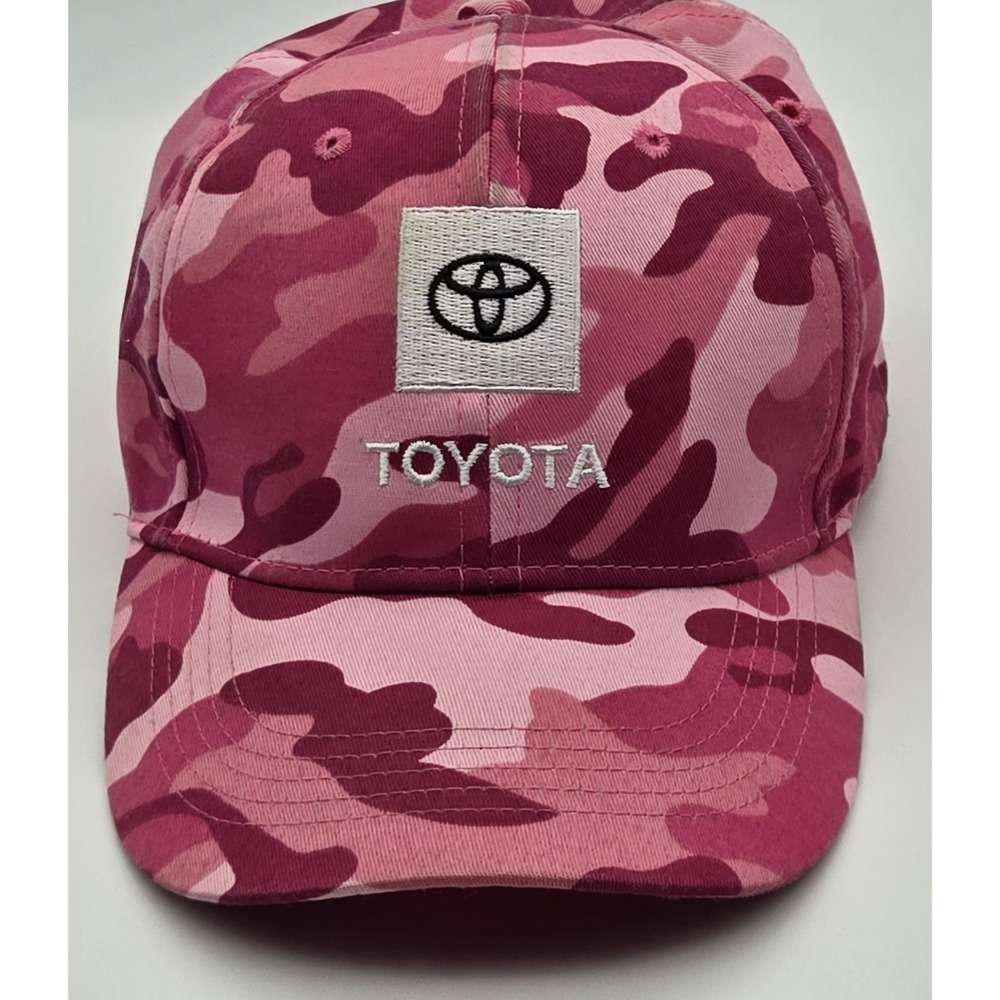 Toyota Cap Hat Adult Womens Adjustable Hook & Loop Camouflage Outdoor Wear - Picture 3 of 11